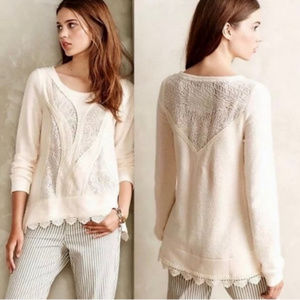 Anthropologie Angel of the North Sweater size S